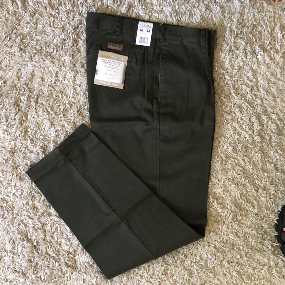 Cabela’s Casual Wrinkle Free Pleated Chinos